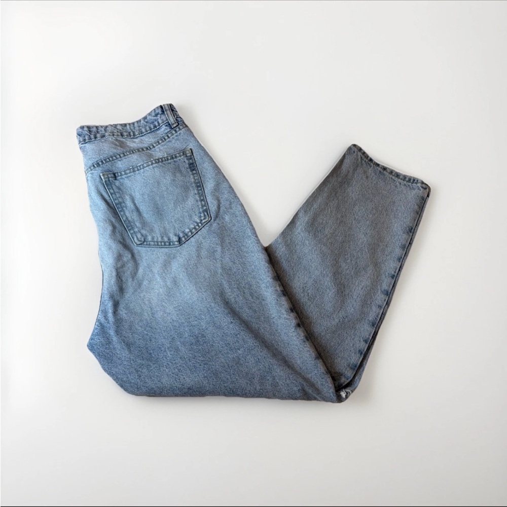 Zara Women's Relaxed Distressed Blue Jeans Size 12 - Picture 5 of 7